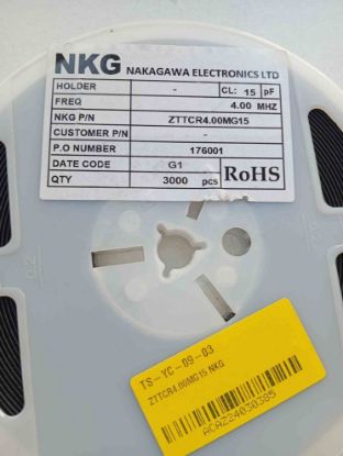 ZTTCR4.00MG15 NKG CERAMIC RES 4.0000MHZ 15PF SMD resmi