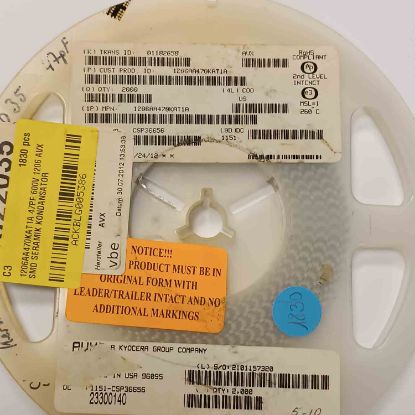1206AA470KAT1A 47PF 600V 1206 AVX SMD SERAMİK KONDANSATÖR resmi