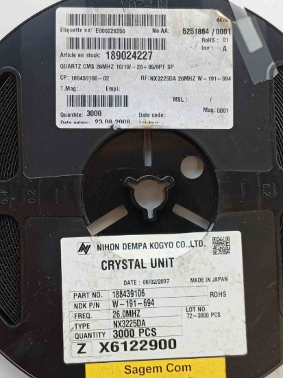 NX3225DA NİHON SMD KRİSTALLER resmi