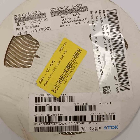 HHM-1517-TDK 2.4GHz SMD TDK resmi