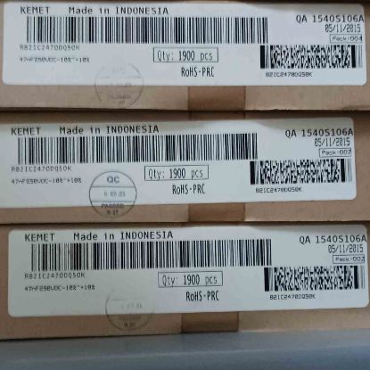 R82IC2470DQ50K 47NF 250V 5 0.1 KEMET POLYESTER KONDANSATÖR resmi