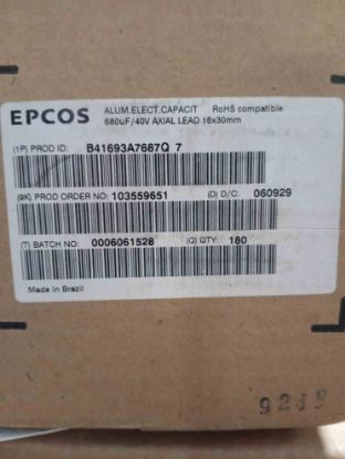 B41693A7687Q7 680MF 40V KONDANSATÖR resmi