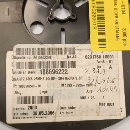 TSX-3225 26MHz KRİSTALLER resmi