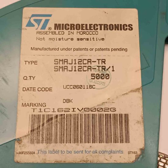 SMAJ12CA 12V STMicroelectronics Transil DİYOT resmi