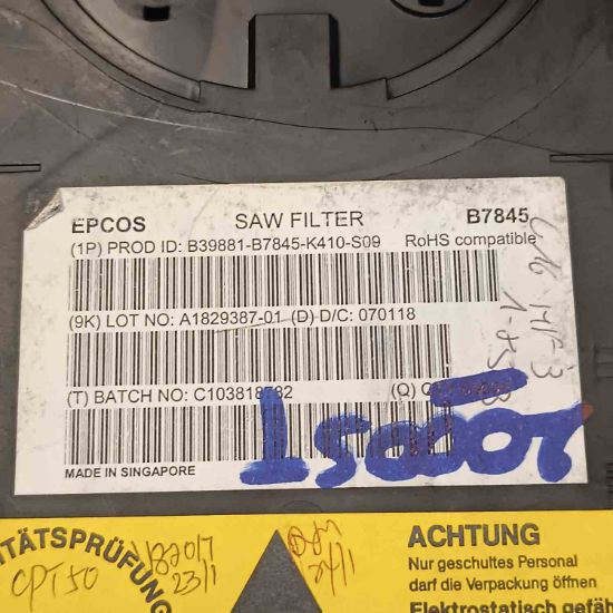 BB39881-B7845-K410-S09 SAW EPCOS Filitre resmi