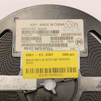 BAS70 70V 0.2A SOT23 NXP SCHOYKY DİYOT resmi