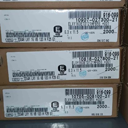 ELXY160ETD121MF85S 120MF 16V 6.3x11.5 105 NIPPON ELKO KONDANSATÖR resmi