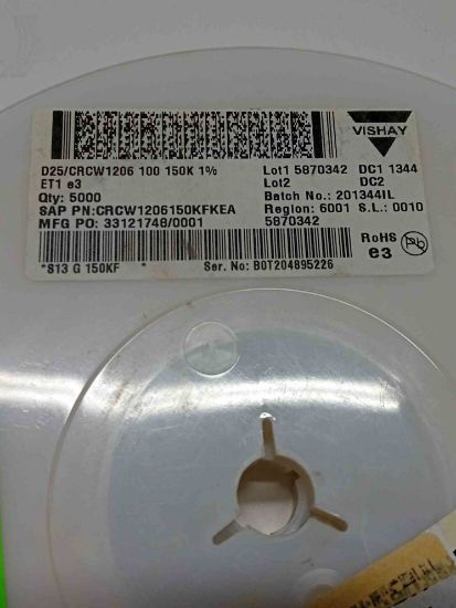 CRCW1206150KFKEA 150K 1206 VISHAY SMD DİRENÇ resmi
