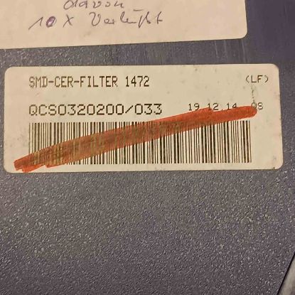 QCS0320200 32,0200 SMD -CER-FILTER resmi