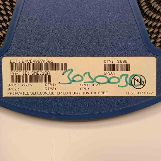 SMBJ18A 18V FAIRCHILD DİYOT resmi