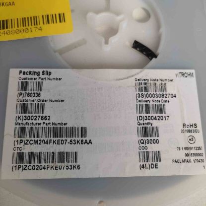 ZC0204FKE07-53K6AA   53K6  0204 SMD DİRENÇ MELF resmi