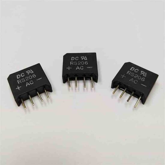 RS206 2A 800V TARAK KÖPRÜ DİYOT resmi