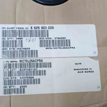 MC79L05ACPRA 5V TO92 MOTOROLA VOLTAJ REGÜLATÖRÜ ENTEGRELER resmi