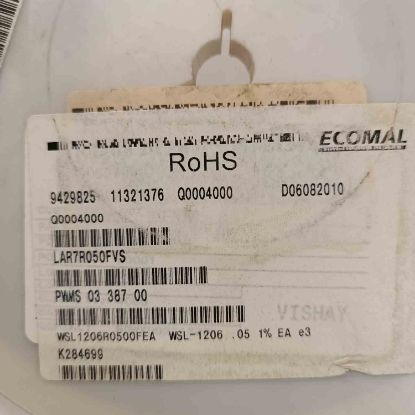 WSL1206R0500FEA 50M 1206 SMD DİRENÇ resmi