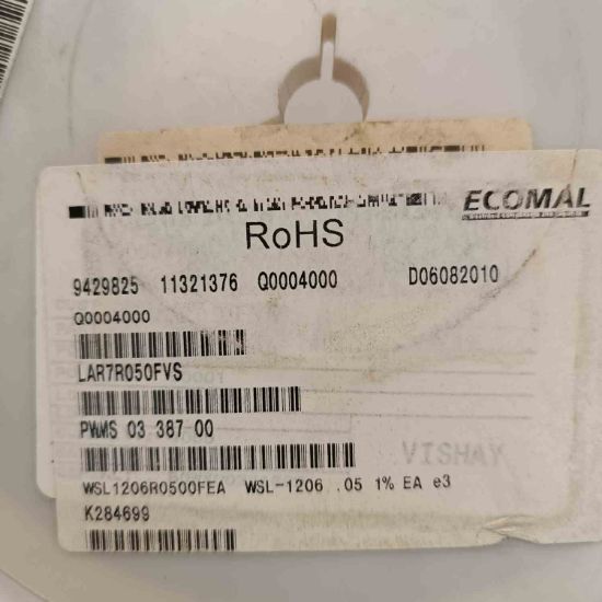 WSL1206R0500FEA 50M 1206 SMD DİRENÇ resmi