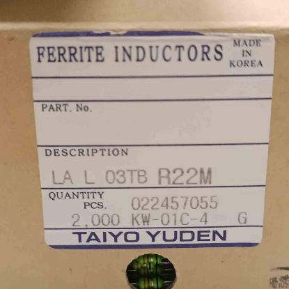 LA L03TB R22M 220NH 400mA DİRENÇ TİPİ BOBİN resmi