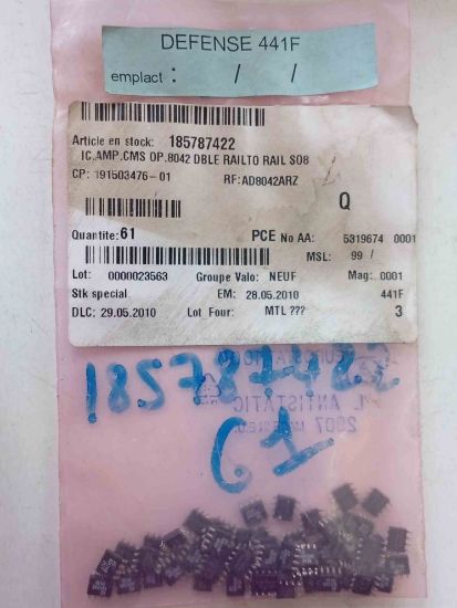 AD8042ARZ ANOLOGDİVİCES ENTEGRELER resmi