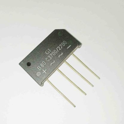 B80C3700/2200 3.7A 200V TARAK KÖPRÜ DİYOT resmi