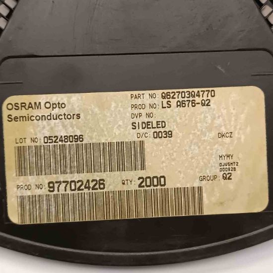 LSA676-Q2 SÜPER KIRMIZI HYPER SIDELED SMD OSRAM LED OPTO resmi