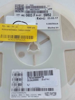 RC0603FR075M62L YAGEO DİRENÇ resmi