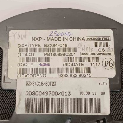 BZX84-C18 18V 250mW SOT23 ZENER DİYOT resmi