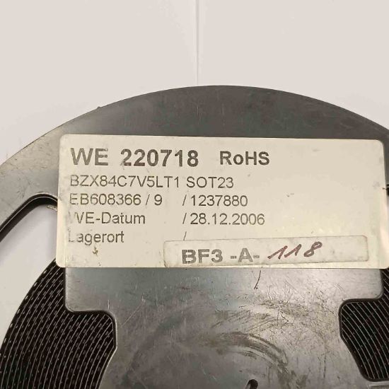 BZX84C7V5 7.5V 0.35W SOT23 PHILIPS ZENER DİYOT resmi