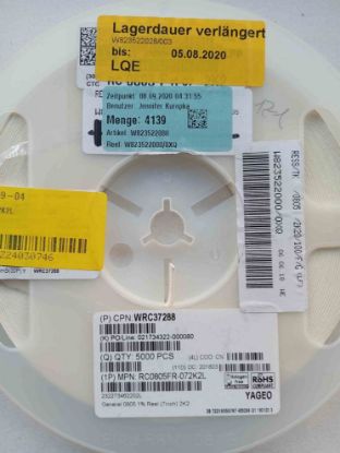 RC0805FR072K2L 2.2 kOhms ±1% 0.125W, 1/8W Chip 805 resmi