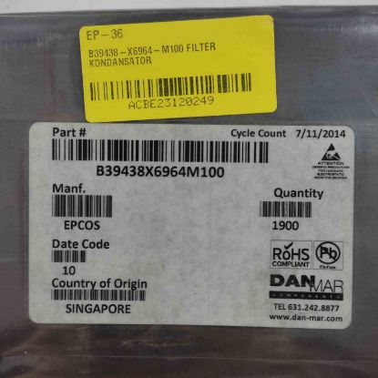 B39438-X6964-M100 FILTER KONDANSATÖR resmi
