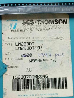 LM293DT ENTEGRELER resmi