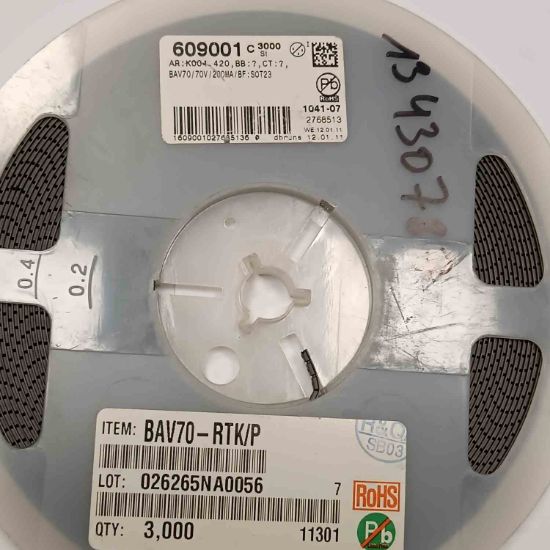 BAV70-RTK/P SOT23 TE DİYOT resmi