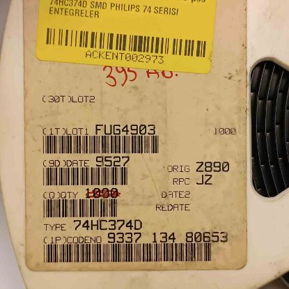 74HC374D SMD PHILIPS 74 SERİSİ ENTEGRELER resmi