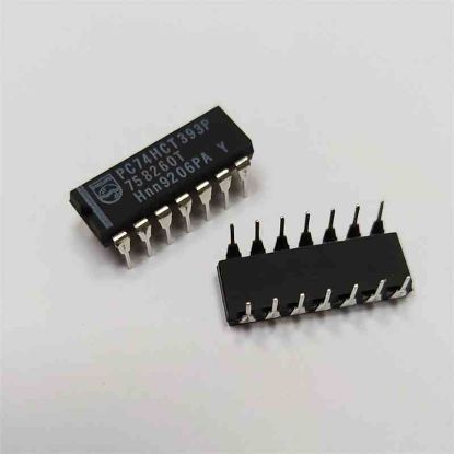 PC74HCT393P DİP PHILIPS 74 SERİSİ ENTEGRELER resmi