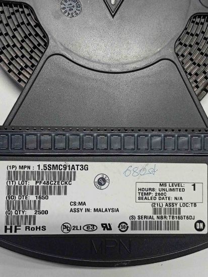 1.5SMC91AT3G DO-214 1500W 91V resmi