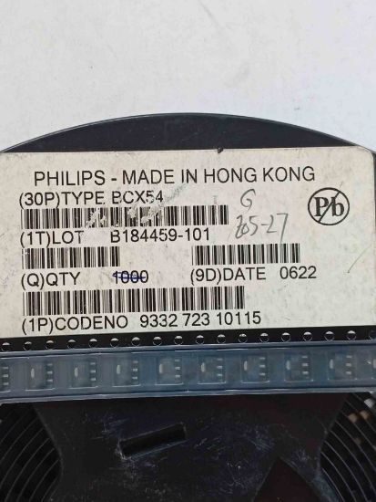 BCX54 PHILIPS TRANSİSTÖR resmi