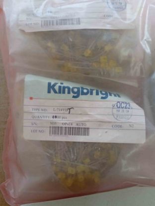 L714YTD LED UniColor Yellow 590nm  resmi