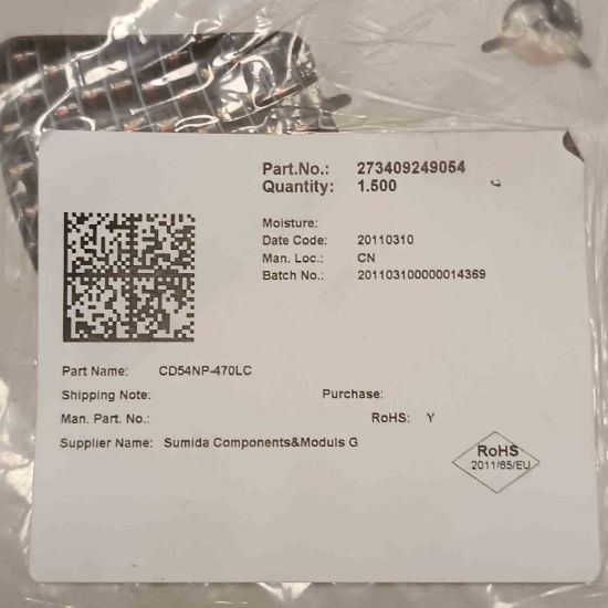 CD54NP-470LC 47uH 0.72A 6.1x5.5x4.85 SUMIDA SMD BOBİN resmi