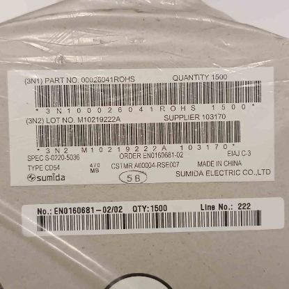 CD54NP-470LC 47uH 0.72A 6.1x5.5x4.85 SUMIDA SMD BOBİN resmi