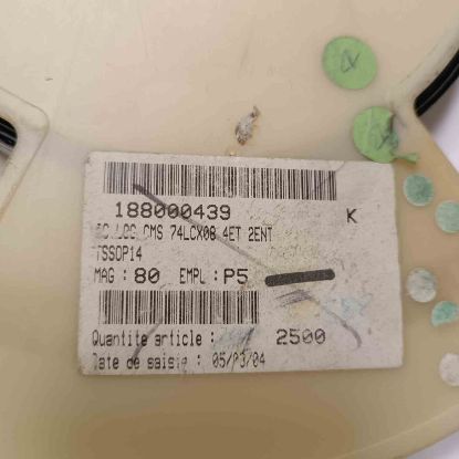 74LCX08TTR TSOP14 74 SERİSİ ENTEGRELER resmi