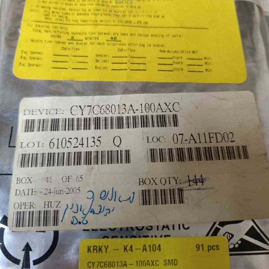 CY7C68013A-100AXC SMD ENTEGRELER resmi
