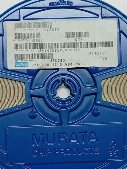 GRM42-6C0G182J50M6301-504 MURATA resmi