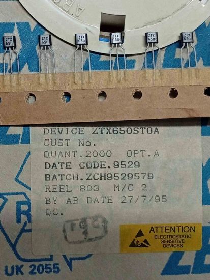ZTX650ST0A ZETEX SMD TRANSİSTÖR resmi