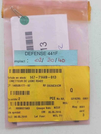 DS26LC31CM TRİMER ENTEGRELER resmi