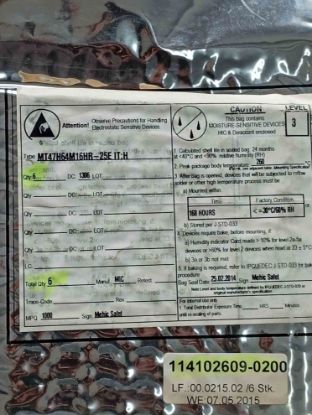 MT47H64M16HR-25EIT IC resmi