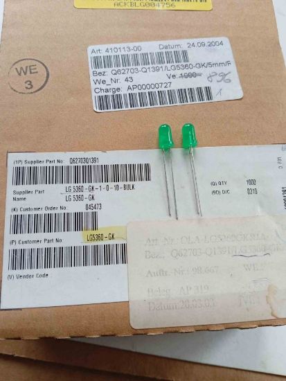 LG5360-GK-1-0-10BULK OSRAM LED 5MM GRN  resmi