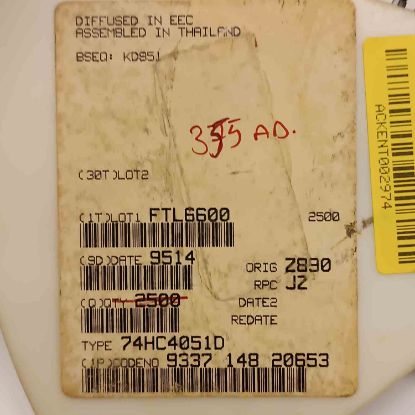 74HC4051D SMD PHILIPS 74 SERİSİ ENTEGRELER resmi