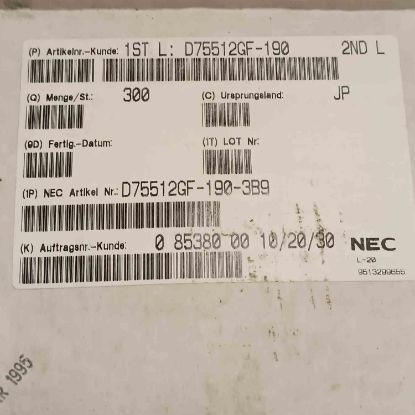 UPD75512GF-190-3B9 PLCC PLCC SMD ENTEGRELER resmi