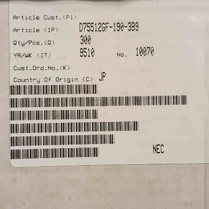 UPD75512GF-190-3B9 PLCC PLCC SMD ENTEGRELER resmi