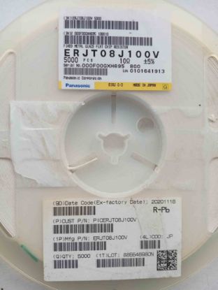 ERCT08J100V 1206 10 Ohm 5% 0.33W resmi