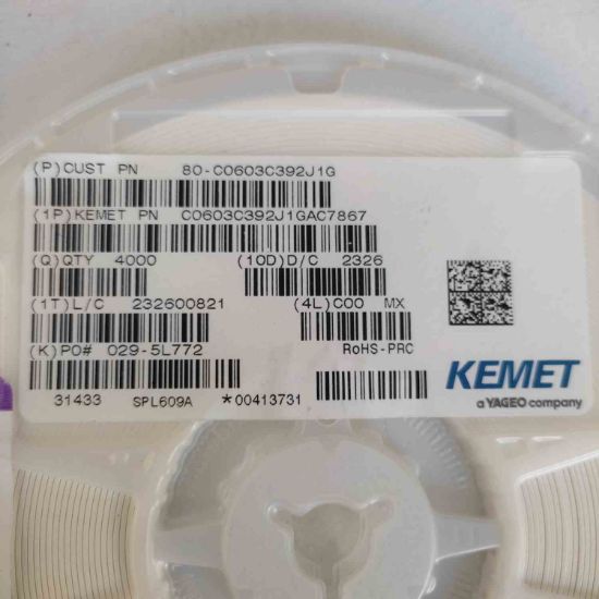 C0603C392J1GAC7867 resmi