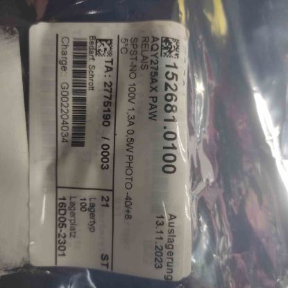 AQY275AX  100v Spst-no Solid State Röle resmi